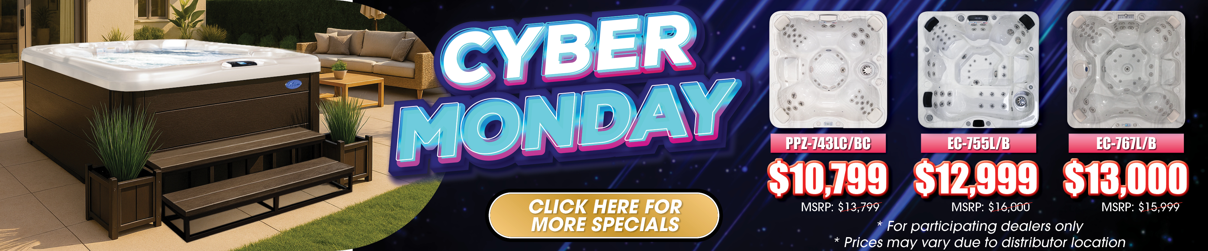 Calspas hot tub being used in a family setting - Woodstock